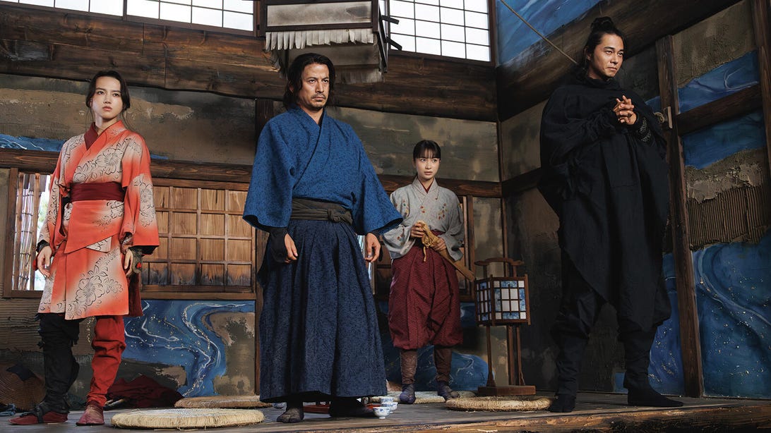 Junichi Okada, Yumia Fujisaki, Kaya Kiyohara, and Masahiro Higashide, Last Samurai Standing