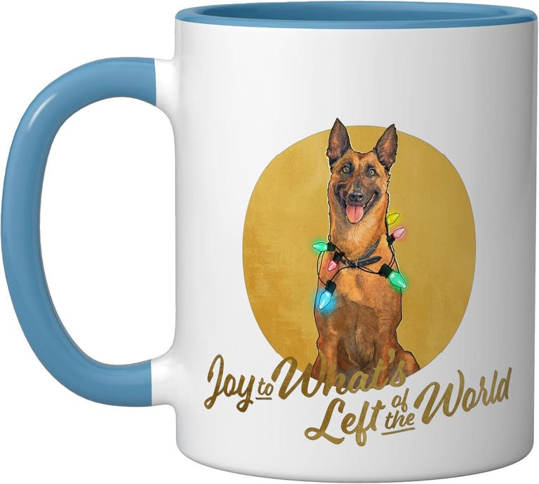 Fallout - Joy to What's Left of the World Dogmeat Ceramic Mug