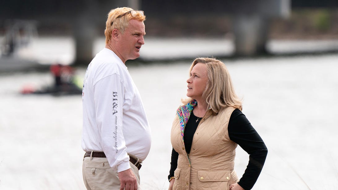 Jason Clarke and Patricia Arquette, Murdaugh: Death in the Family